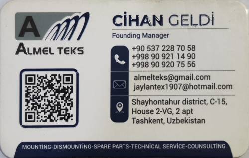 ALMEL Teks  Cihan Geldi ÖZBEKİSTAN